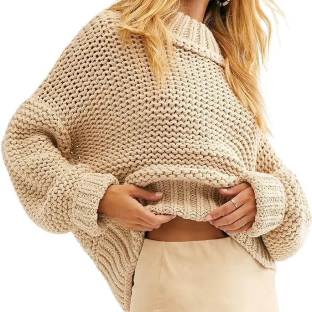 Free People My Only Sunshine Sweater XL